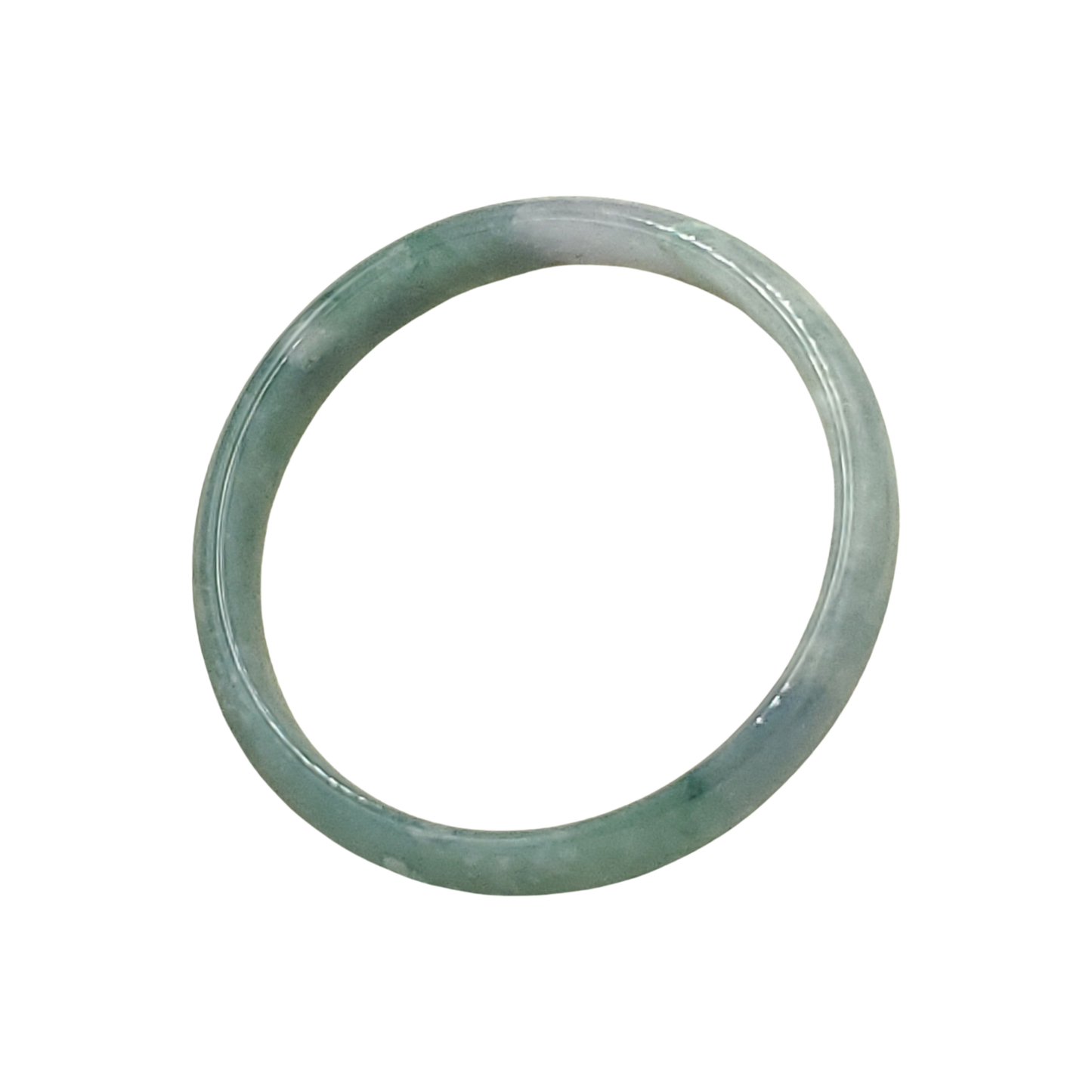 High Quality 50–60mm Natural-Colour Jade Light Purple Blue Bangle Bracelets Feng Shui Jewelry Gift for Her Mom Grandma Personalized