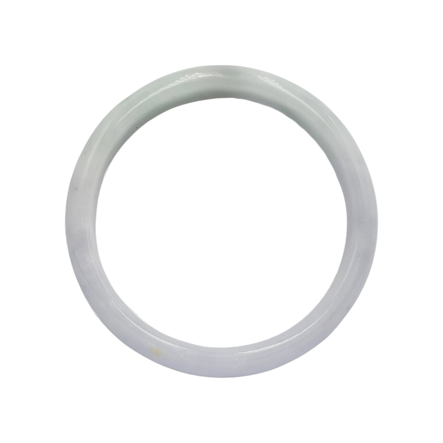 High Quality 48–72mm Natural-Colour Jade Very Light Purple to Light Green Bangle Gift for Her Mom Grandma Feng Shui Personalized