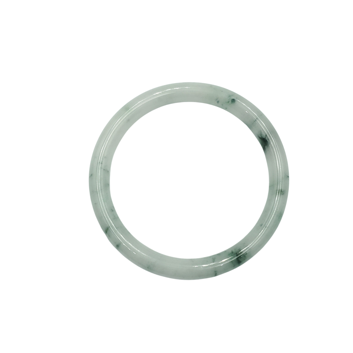 High Quality 48–72mm Natural-Colour Jade Grey White Green Spot Bangle Gift for Her Mom Grandma Feng Shui Personalized Jewelry