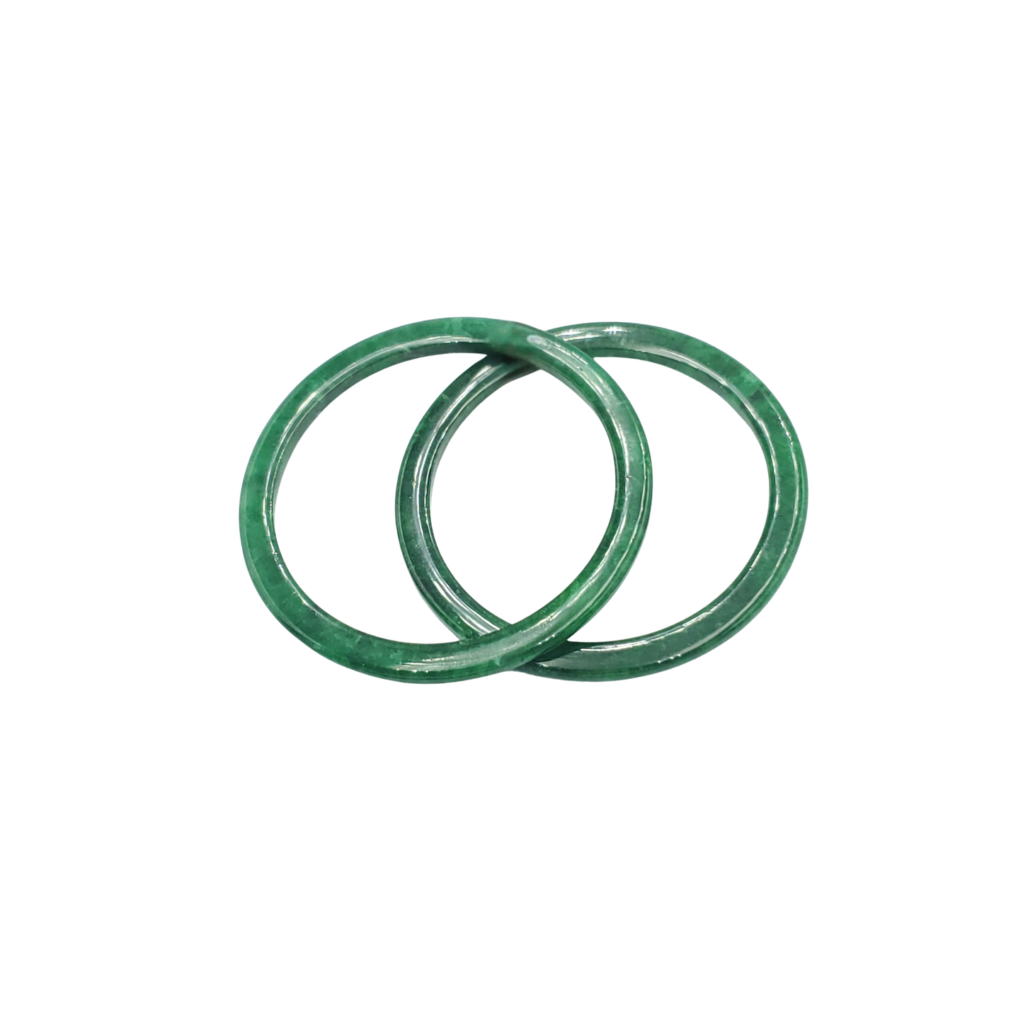 High Quality 48–72mm Jadeite Jade Green Bangle Gift for Her Mom Grandma Feng Shui Personalized Bracelets Jewelry
