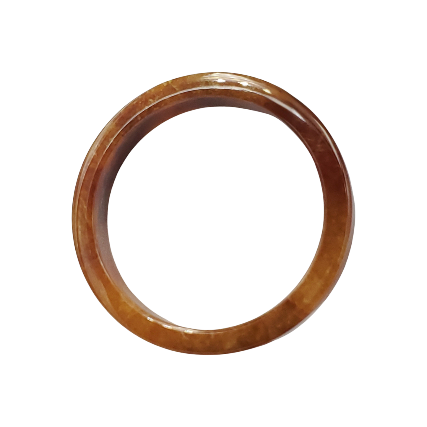 High Quality 48–60mm Jadeite Jade Orange "YingMart" Bangle Mens Mother Sister Feng Shui Gift for Her Personalized - Best Price