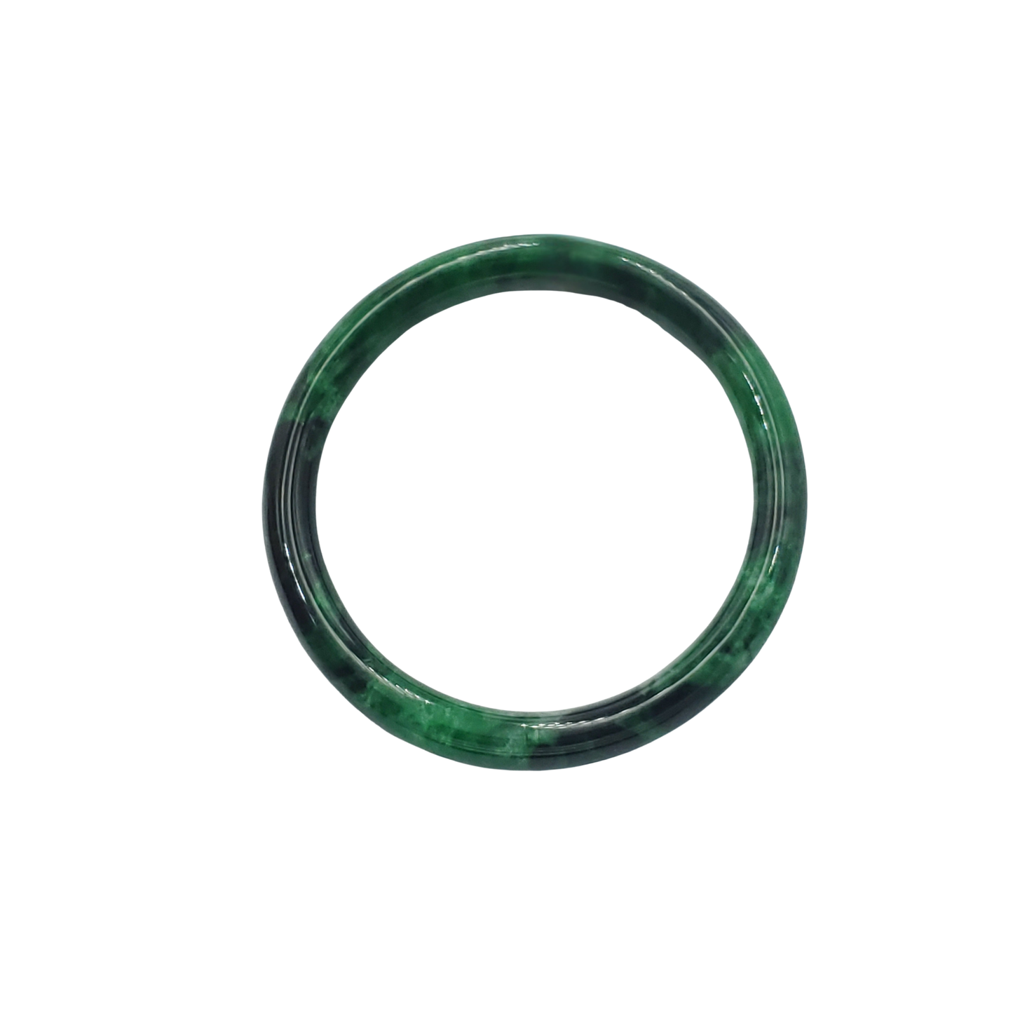 High Quality 48–72mm Jadeite Jade Green to Dark Green YingMart Bangle Bracelets Burmese Gift for Her Grandmother Sister Mom Mens Feng Shui