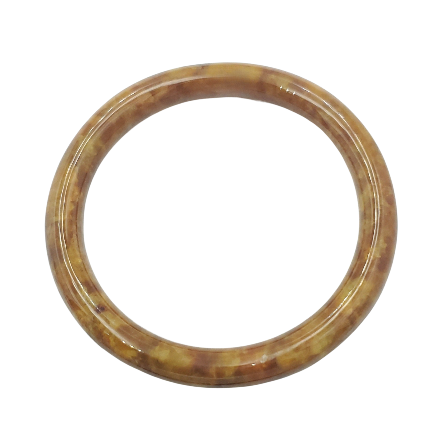 High Quality 48–72mm Jadeite Jade Orange YingMart Bangle Bracelets Gift for Her Mom Sister Feng Shui Grandma Mens