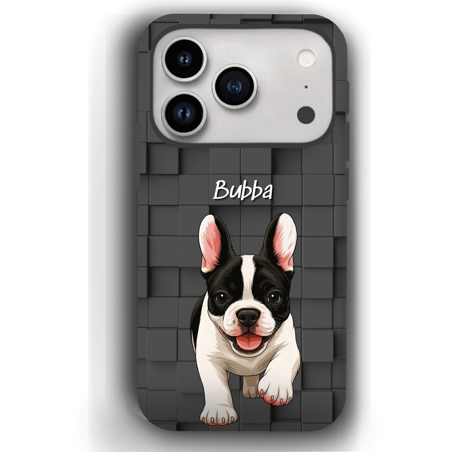 Custom Pet Phone Case for iPhone 17 by YingMart – Personalized Photo Cover with Pet Image & Name, Protective Case for Pet Lovers
