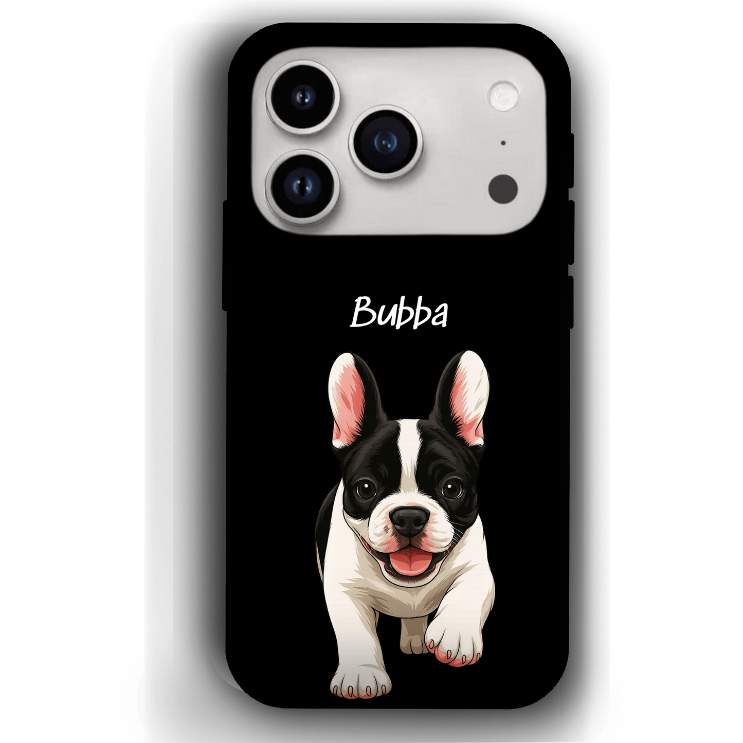 Custom Pet Phone Case for iPhone 17 by YingMart – Personalized Photo Cover with Pet Image & Name, Protective Case for Pet Lovers