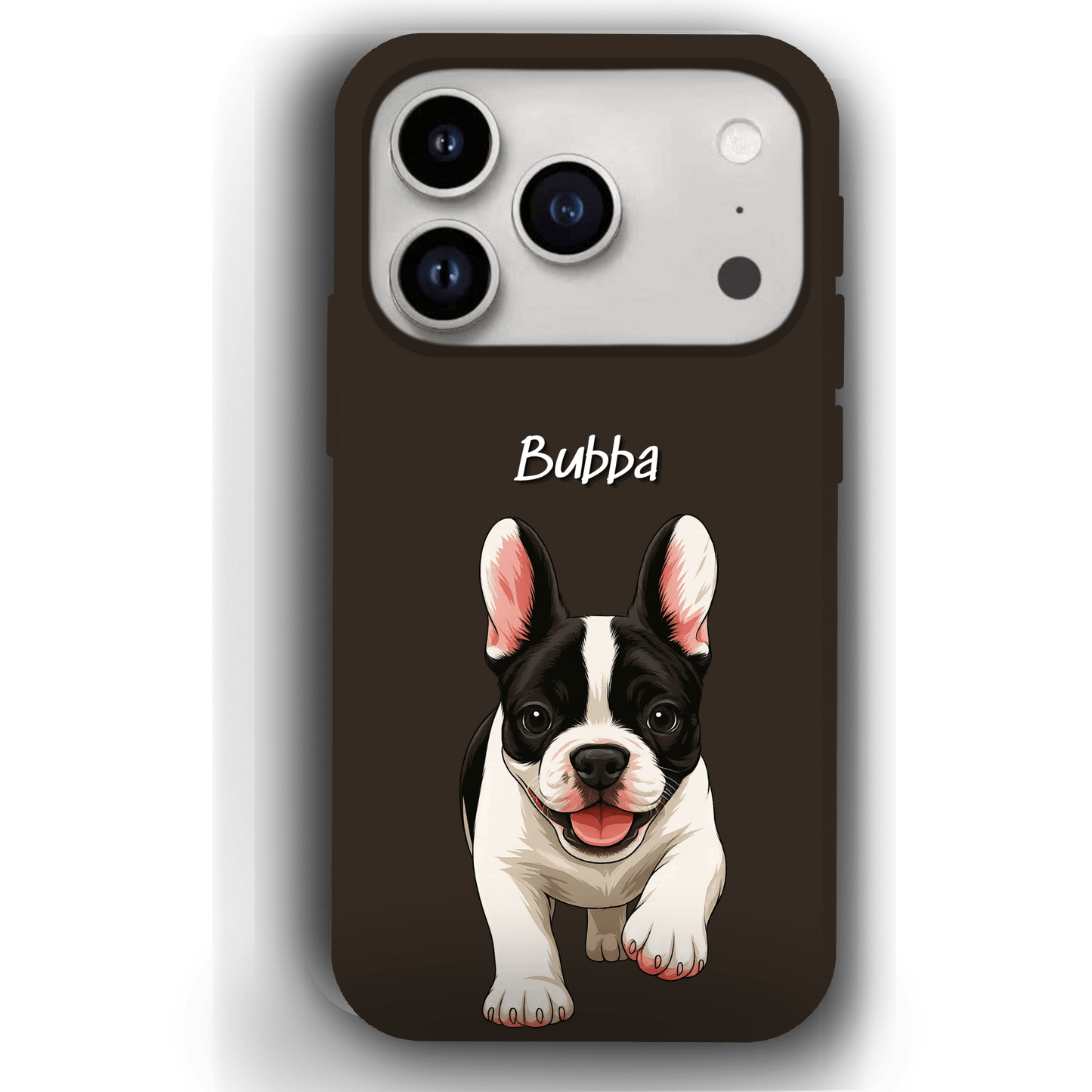 Custom Pet Phone Case for iPhone 17 by YingMart – Personalized Photo Cover with Pet Image & Name, Protective Case for Pet Lovers