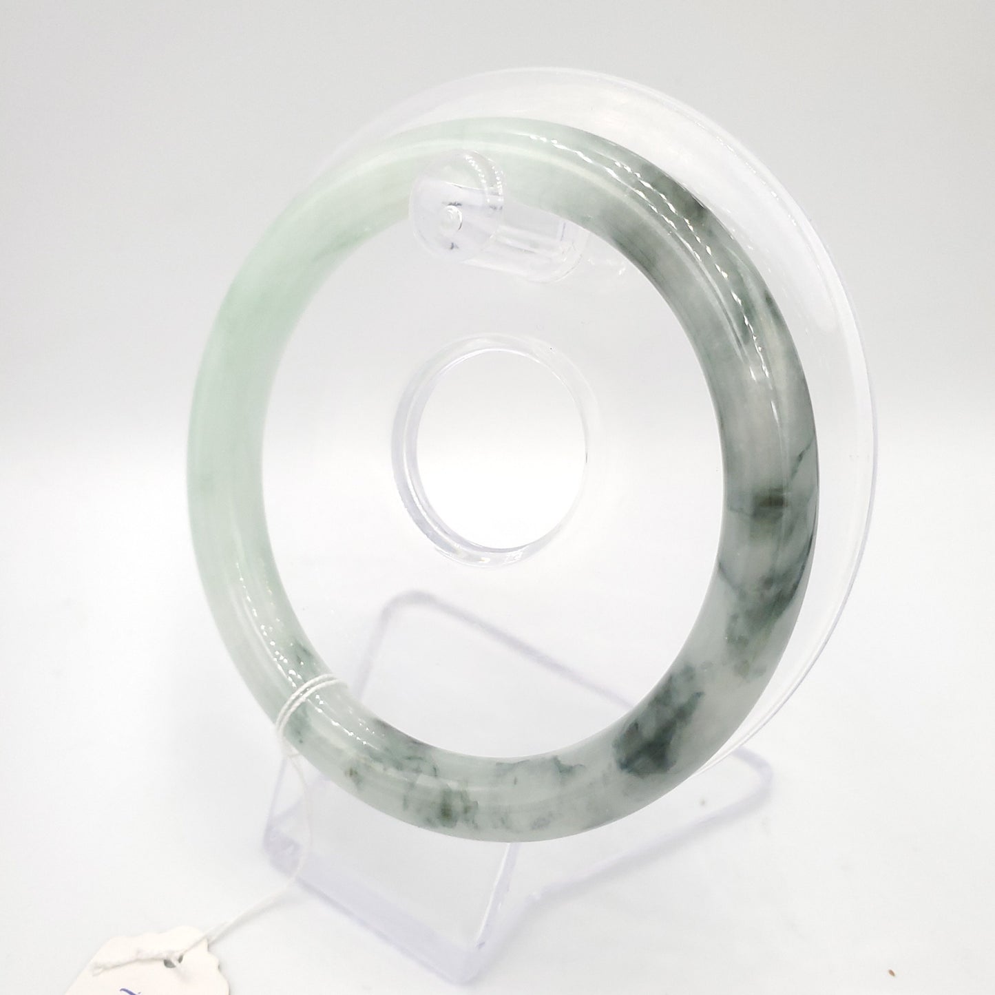 Yingmart 58mm Natural Jadeite Jade Bangle Bracelet, Real Gemstone, Vintage Jewelry, Gift for her, Accessories