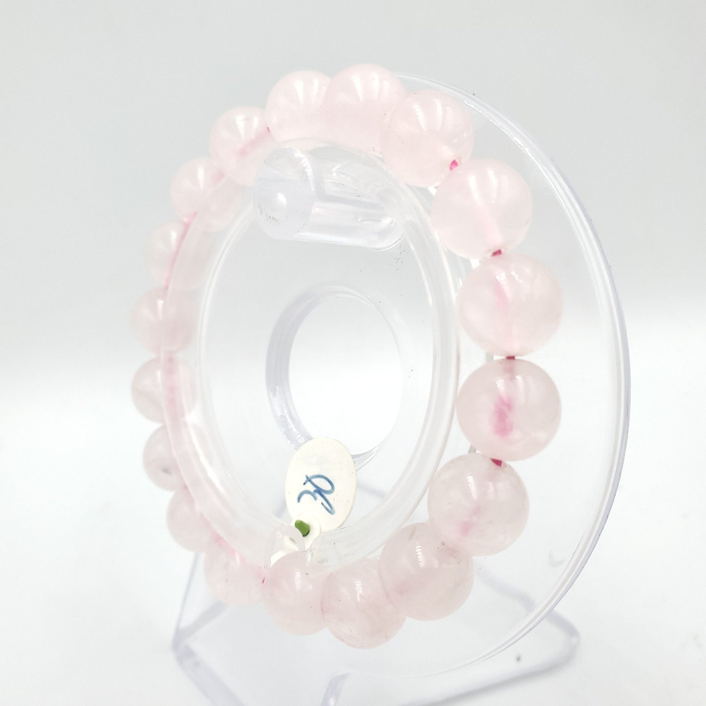 Yingmart 8mm 10mm 12mm Natural Rose/Pink Quartz Chain/Beaded Bracelet,Real Gemstone,Vintage Jewelry, Accessories