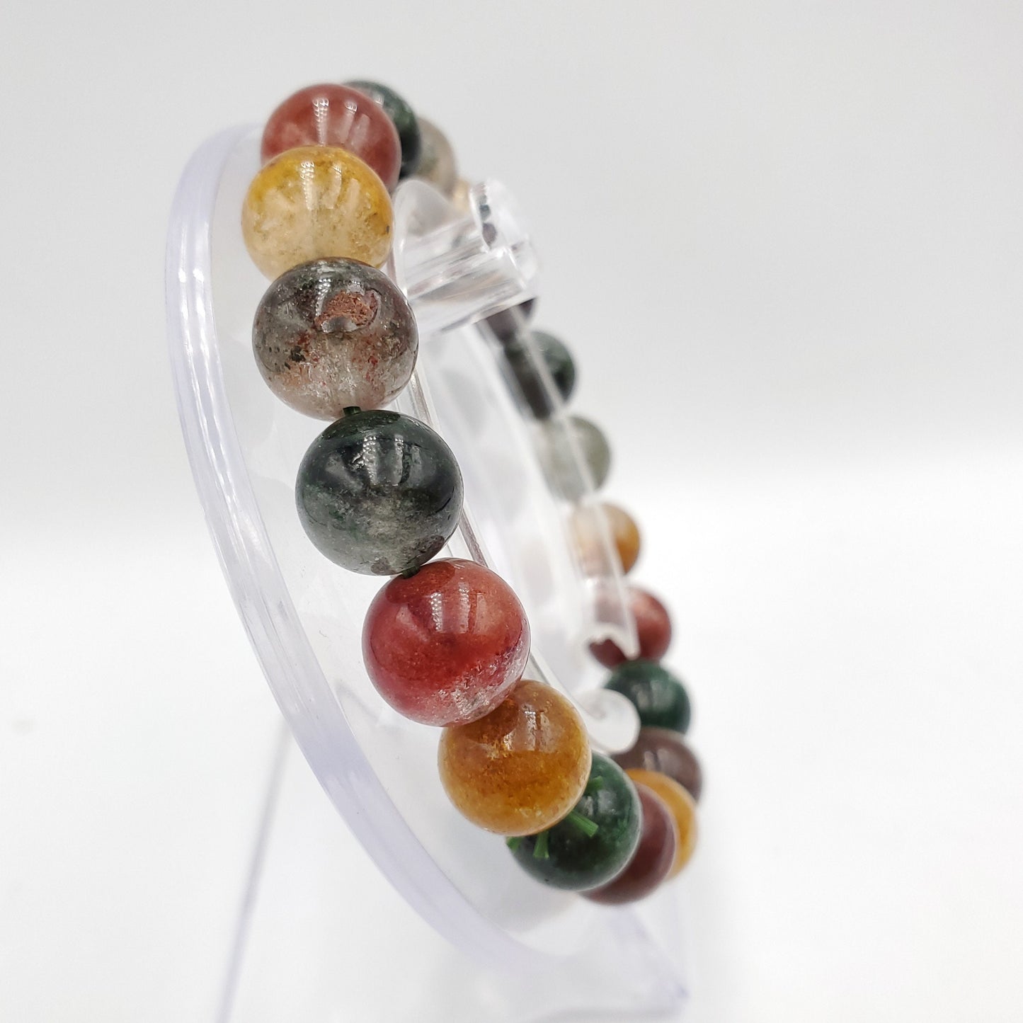 Yingmart Healing Lodolite | Ghost Quartz Bracelets, Real Gemstone Bracelet, Crystal Bracelet, Vintage Jewelry Gifts for Women, Mothers day