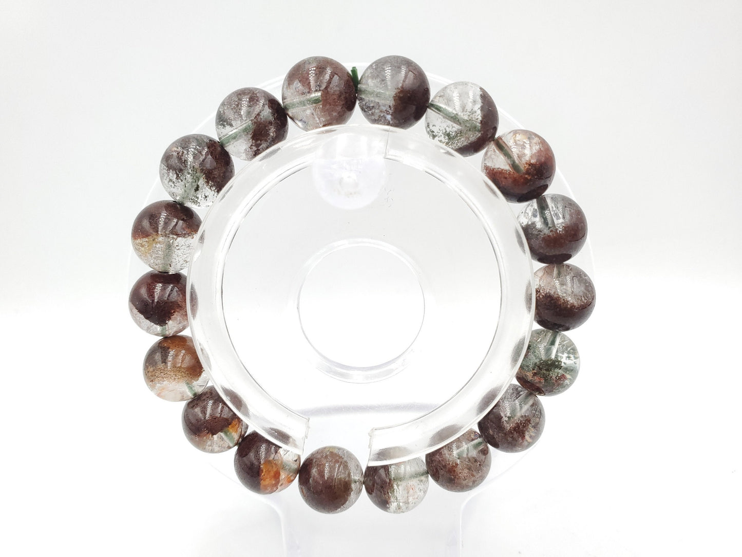 Yingmart Ghost Quartz Brown Bracelets, Real Gemstone Bracelet, Crystal Bracelet, Vintage Jewelry Gifts for Women, Mothers day