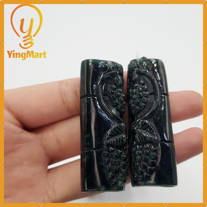 Yingmart Jade Pendant 100% Natural Burmese Myanmar Genuine Jadeite Real Jade Grade A Type A Hand Carved