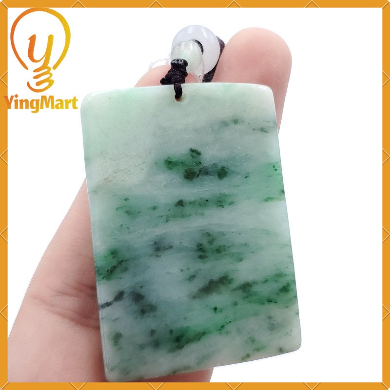 Yingmart Myanmar Grade A 100% Jadeite Jade Burmese Pendant Genuine Jadeite Real Jade Type A Hand Carved