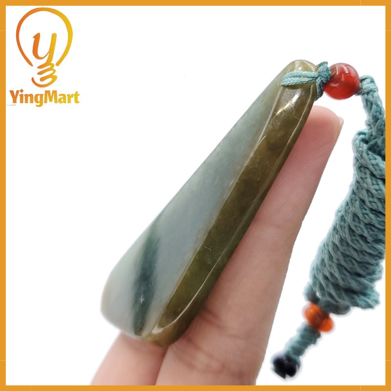 Yingmart Jade Pendant 100% Genuine Jadeite Real Jade Type A Grade A Hand Carved
