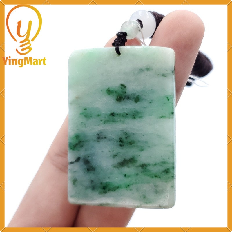 Yingmart Myanmar Grade A 100% Jadeite Jade Burmese Pendant Genuine Jadeite Real Jade Type A Hand Carved