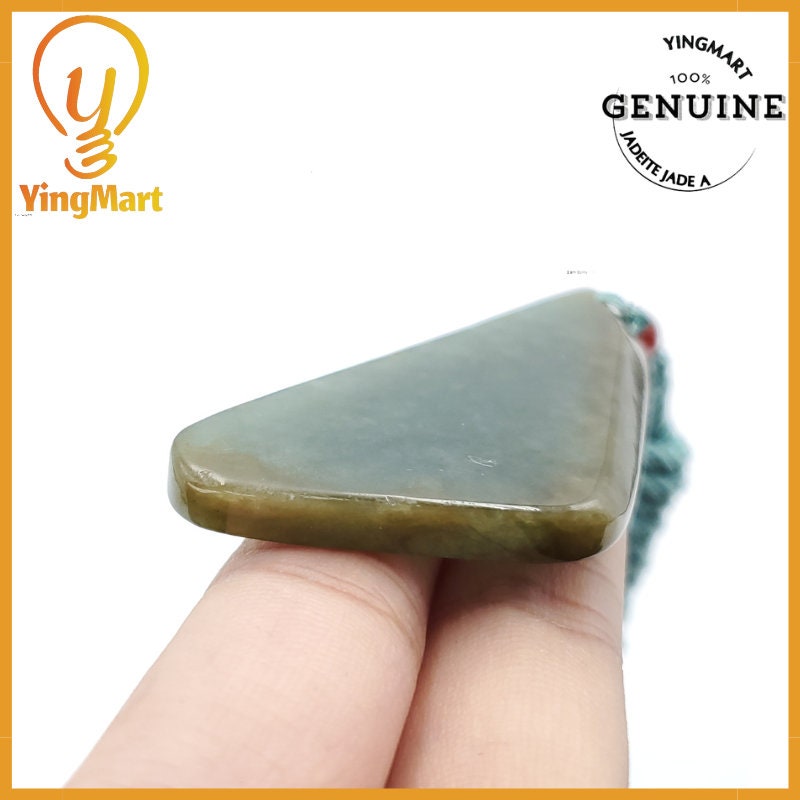 Yingmart Jade Pendant 100% Genuine Jadeite Real Jade Type A Grade A Hand Carved