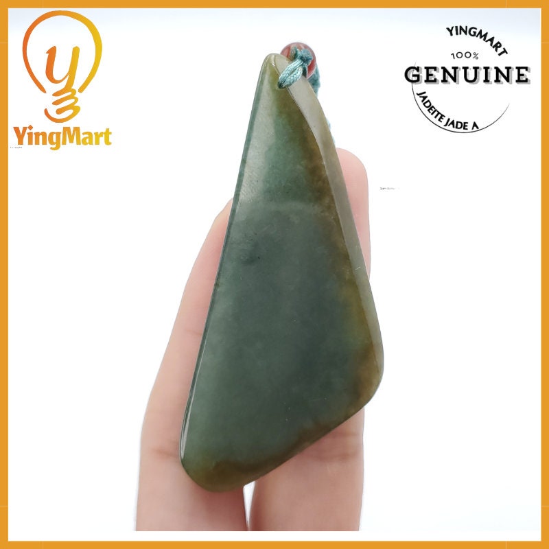 Yingmart Jade Pendant 100% Genuine Jadeite Real Jade Type A Grade A Hand Carved
