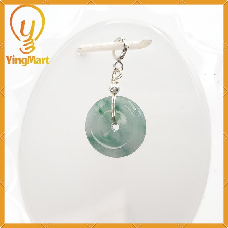 Donut Jade Pendant 100% Genuine Jadeite Real Jade Type A Grade A Type A Hand Carved