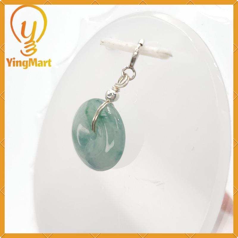 Donut Jade Pendant 100% Genuine Jadeite Real Jade Type A Grade A Type A Hand Carved