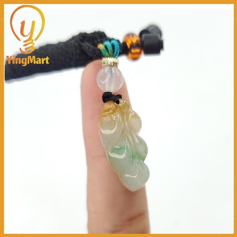 NATURAL Jade Leaf Genuine Jadeite Real Jade Grade A Type A Hand Craving