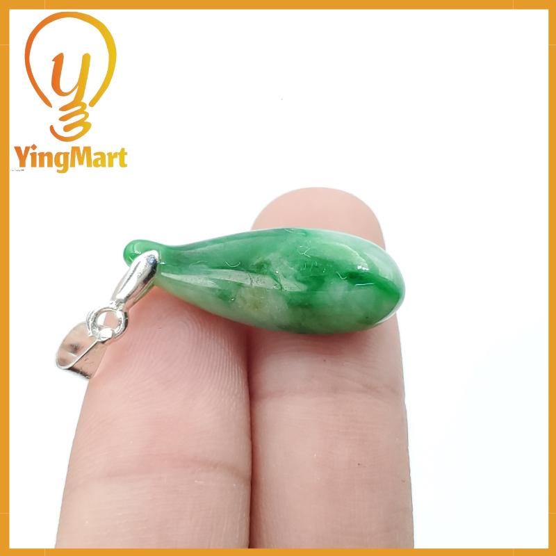 Natural Grade A Jadeite Chinese Ruyi Pendant, Lucky Pendant, Jade Necklace Pendant, Jewerly Supplies
