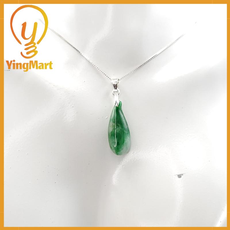 Natural Grade A Jadeite Chinese Ruyi Pendant, Lucky Pendant, Jade Necklace Pendant, Jewerly Supplies