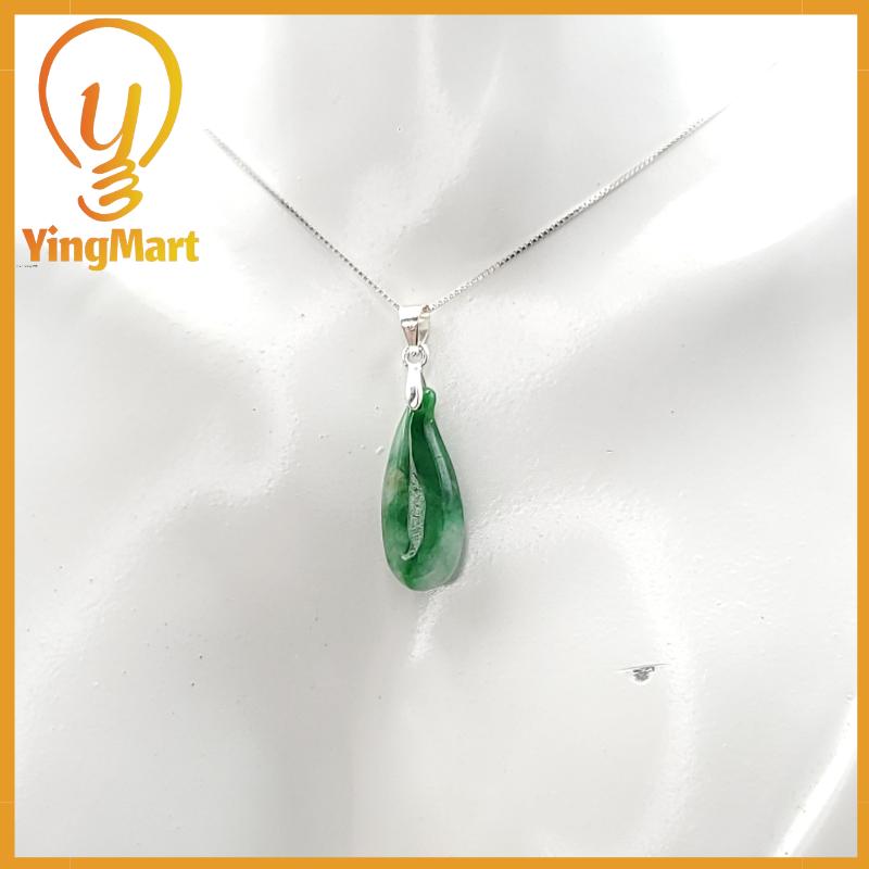 Natural Grade A Jadeite Chinese Ruyi Pendant, Lucky Pendant, Jade Necklace Pendant, Jewerly Supplies