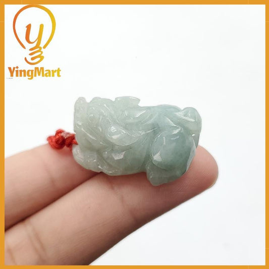 Exquisite Pixiu Pendant Natural Carved Genuine Jadeite Real Jade Grade A Type A, Lucky Pendant, Jade Necklace Pendant, Jewerly Supplies