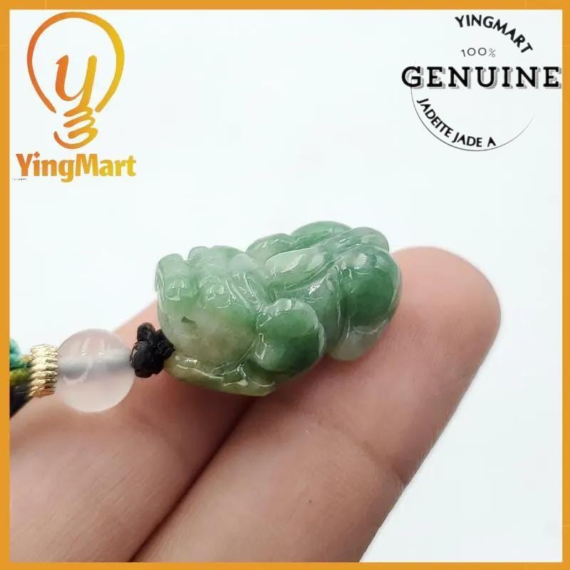 Exquisite Pixiu Pendant Natural Carved Genuine Jadeite Real Jade Grade A Type A, Lucky Pendant, Jade Necklace Pendant, Jewerly Supplies