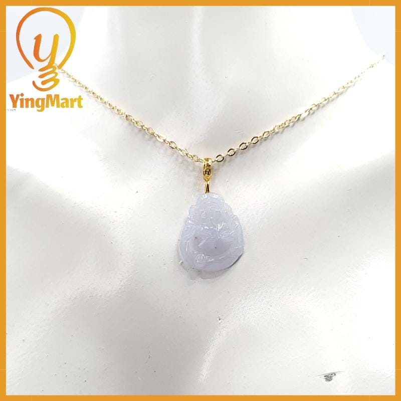 Buddha Jade Pendant 100% Genuine Jadeite Real Jade Type A Grade A Hand Carved, Lucky Pendant, Jade Necklace Pendant, Jewerly Supplies
