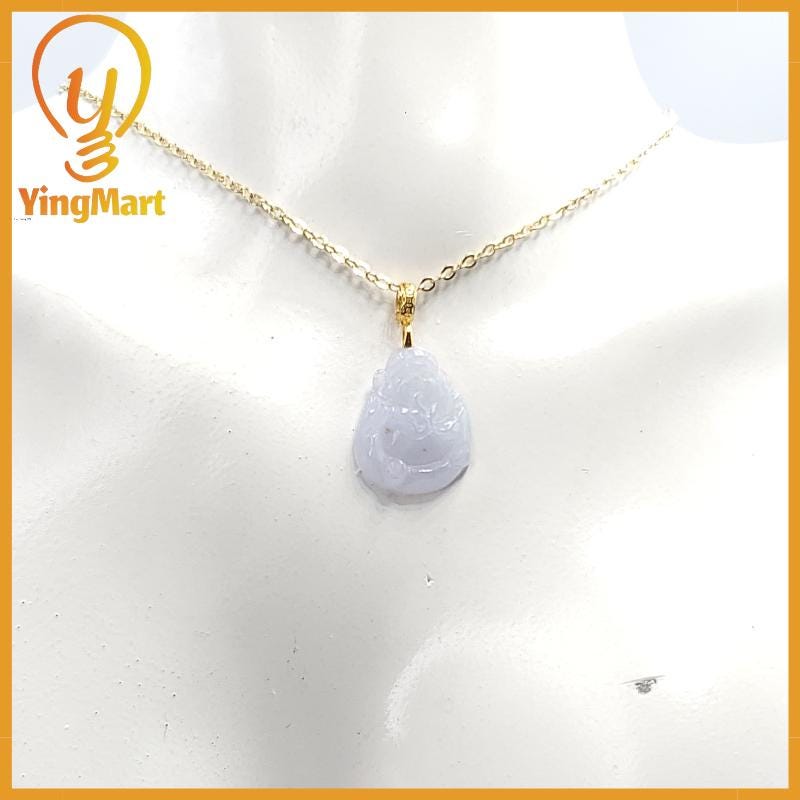 Buddha Jade Pendant 100% Genuine Jadeite Real Jade Type A Grade A Hand Carved, Lucky Pendant, Jade Necklace Pendant, Jewerly Supplies