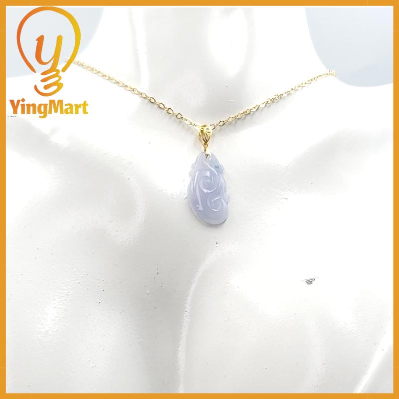 Natural Grade A Jadeite Chinese Ruyi Pendant, Lucky Pendant, Jade Necklace Pendant, Jewerly Supplies,