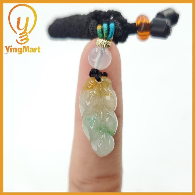 NATURAL Jade Leaf Genuine Jadeite Real Jade Grade A Type A Hand Craving