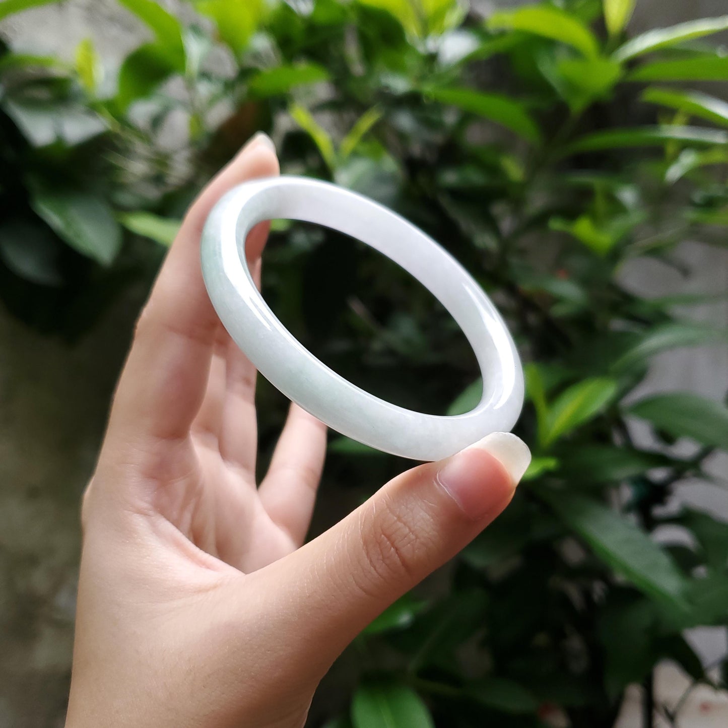 High Quality 48–72mm Jadeite Jade Light Green Purple YingMart Bangle Gift for Her Grandma Sister Mom Mens Feng Shui Personalized