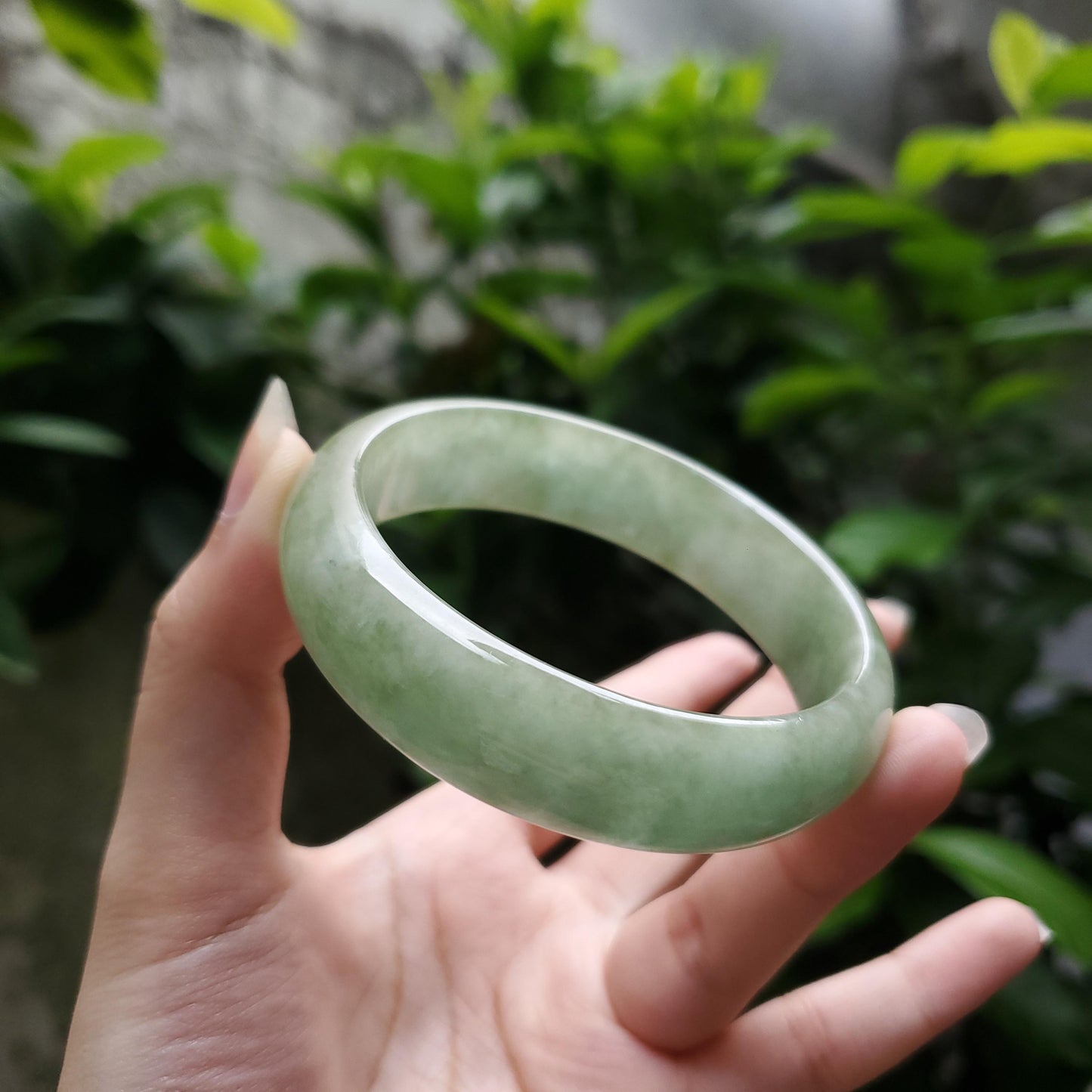 High Quality 48–60mm Jadeite Jade Olive Green YingMart Bangle Grandma Gift for Her Sister Mens Personalized Feng Shui Jewelry