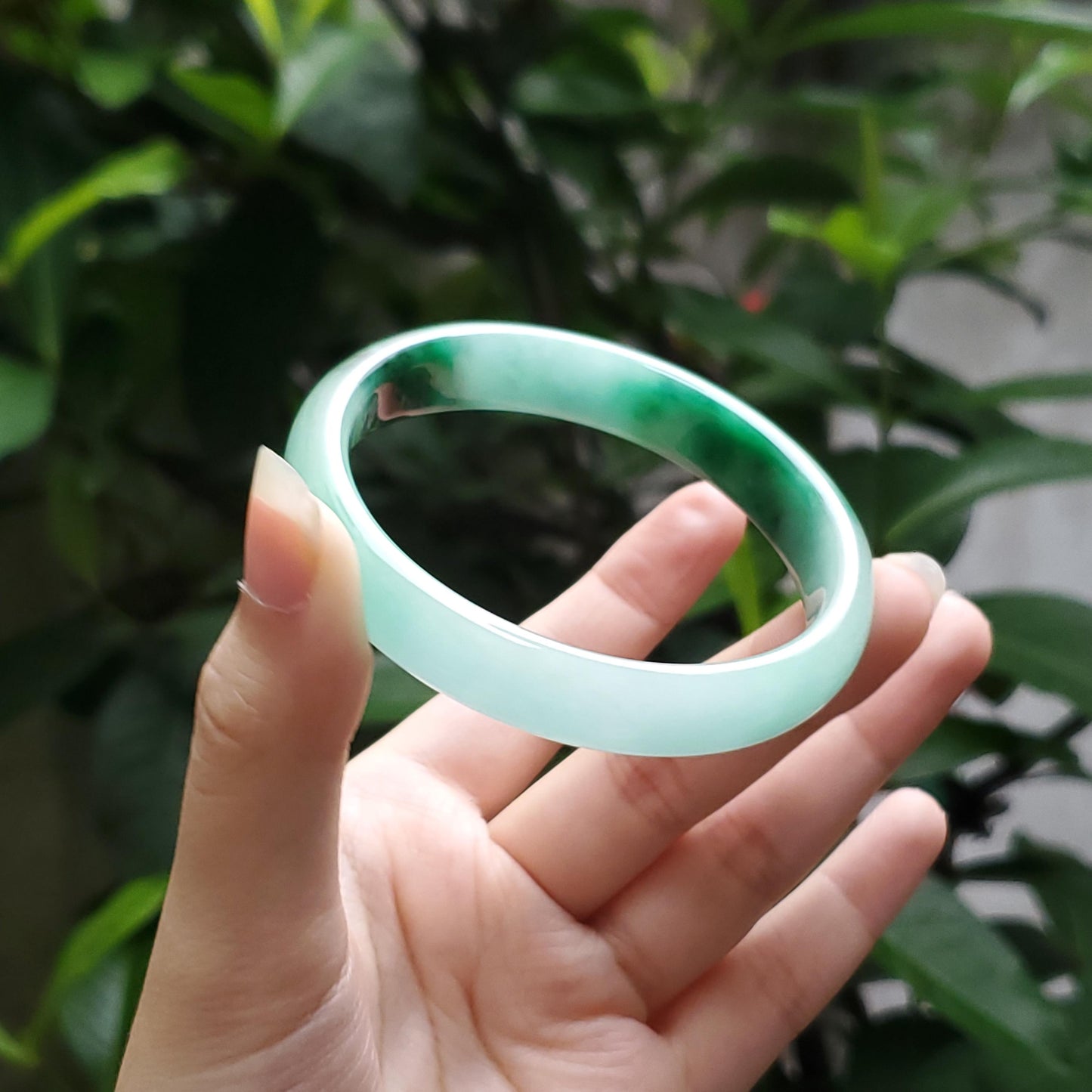 High Quality 48–72mm Jadeite Jade Green Black YingMart Bangle Gift for Her Mom Sister Mens Grandma Feng Shui Personalized