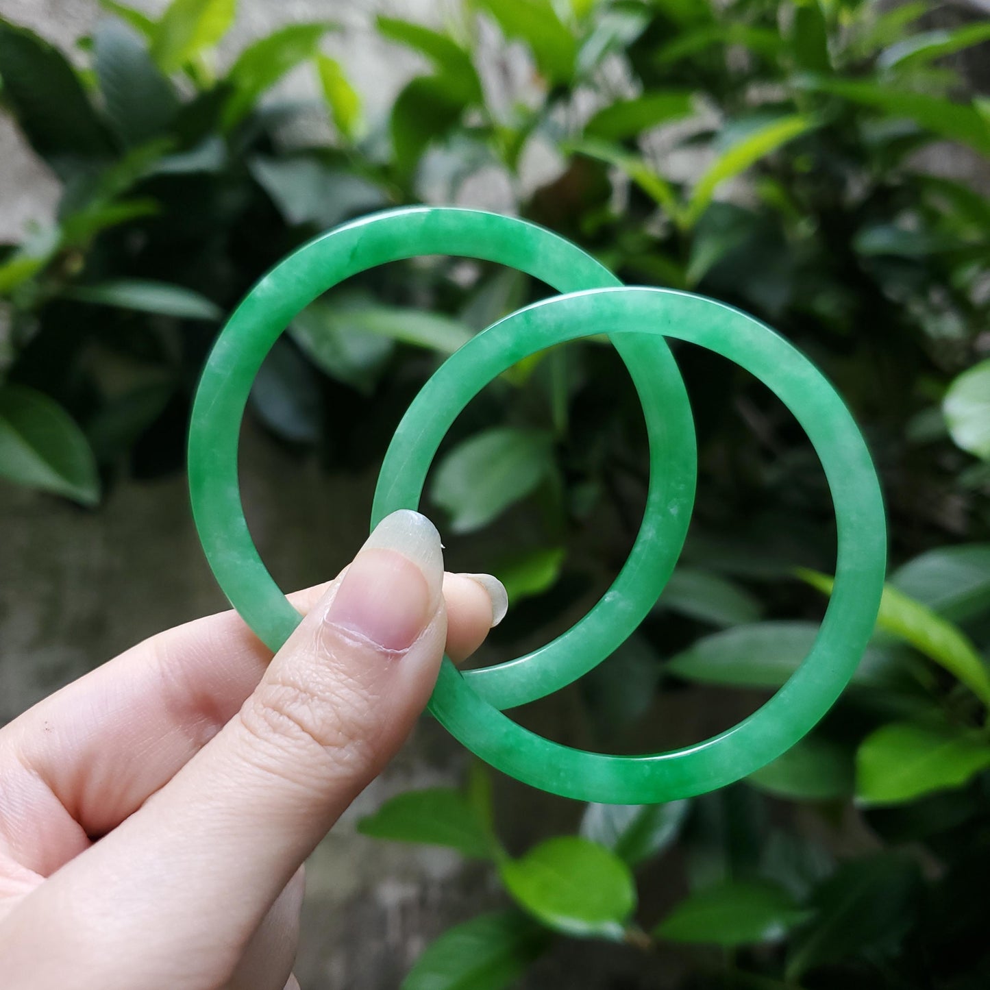 High Quality 48–72mm Jadeite Jade Green Bangle Gift for Her Mom Grandma Feng Shui Personalized Bracelets Jewelry