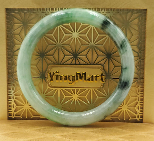 High Quality 48–72mm Jadeite Jade Green White Black YingMart Bangle Gift for Her Mom Sister Mens Grandma Feng Shui Personalized