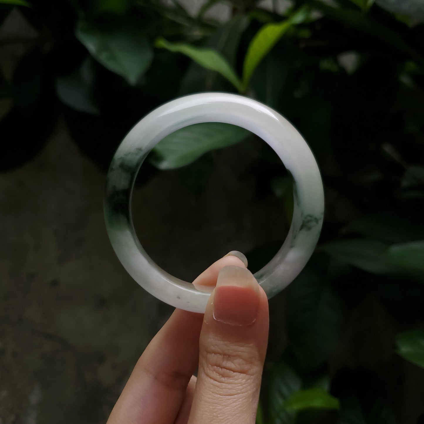 Jade Bangle 48-60mm up | Yingmart White To Dark Green Jade Jadeite Bracelet for Men, Women, Grandmother, Sister – Vintage Elegance