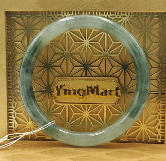 High Quality 48–72mm Natural-Colour Jade White to Light Green Bangle Bracelets Gift for Her Mom Grandma Feng Shui Personalized Jewelry