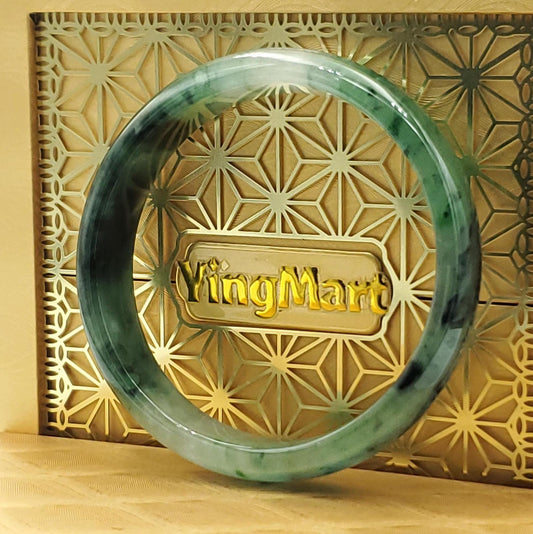 High Quality 48–72mm Natural-Colour Jade Green Bangle Gift for Her Mom Grandma Feng Shui Personalized Bracelets Jewelry