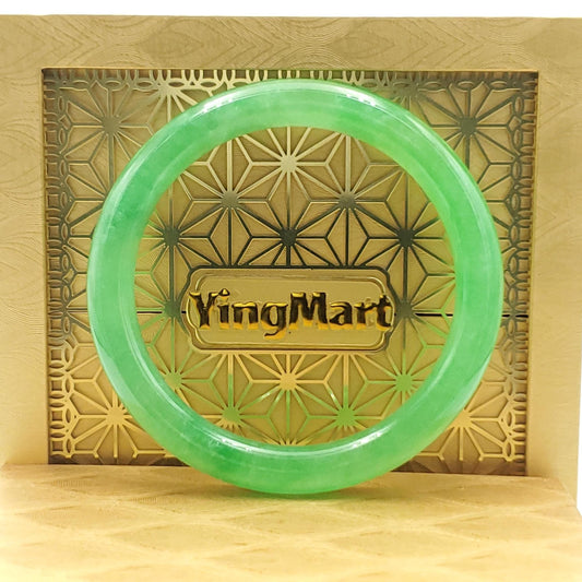 Jade Bangle 48-60mm up | Yingmart Green Jade Jadeite Bracelet for Men, Women, Grandmother, Sister – Vintage Elegance