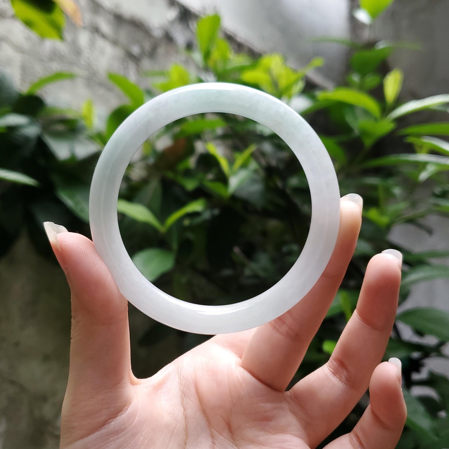High Quality 48–72mm Jadeite Jade Light Green Purple YingMart Bangle Gift for Her Grandma Sister Mom Mens Feng Shui Personalized