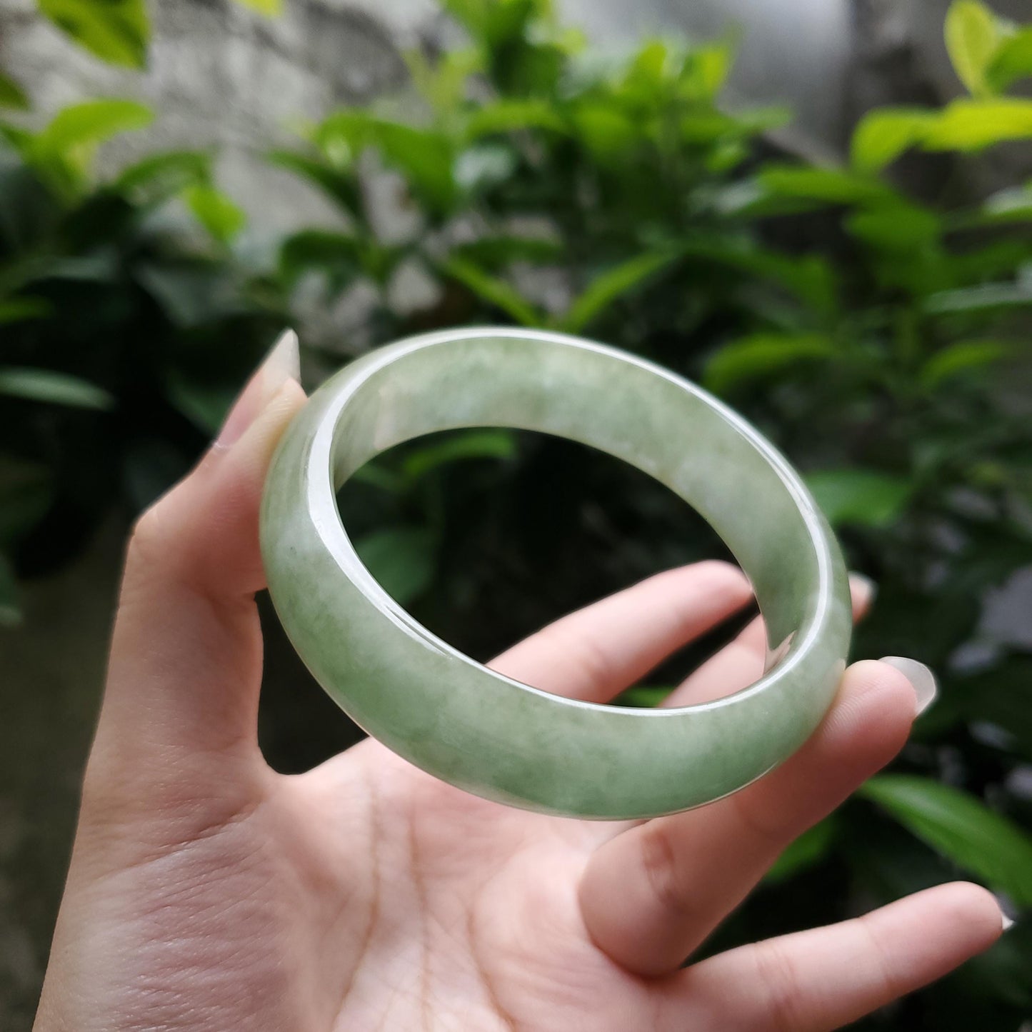 High Quality 48–60mm Jadeite Jade Olive Green YingMart Bangle Grandma Gift for Her Sister Mens Personalized Feng Shui Jewelry
