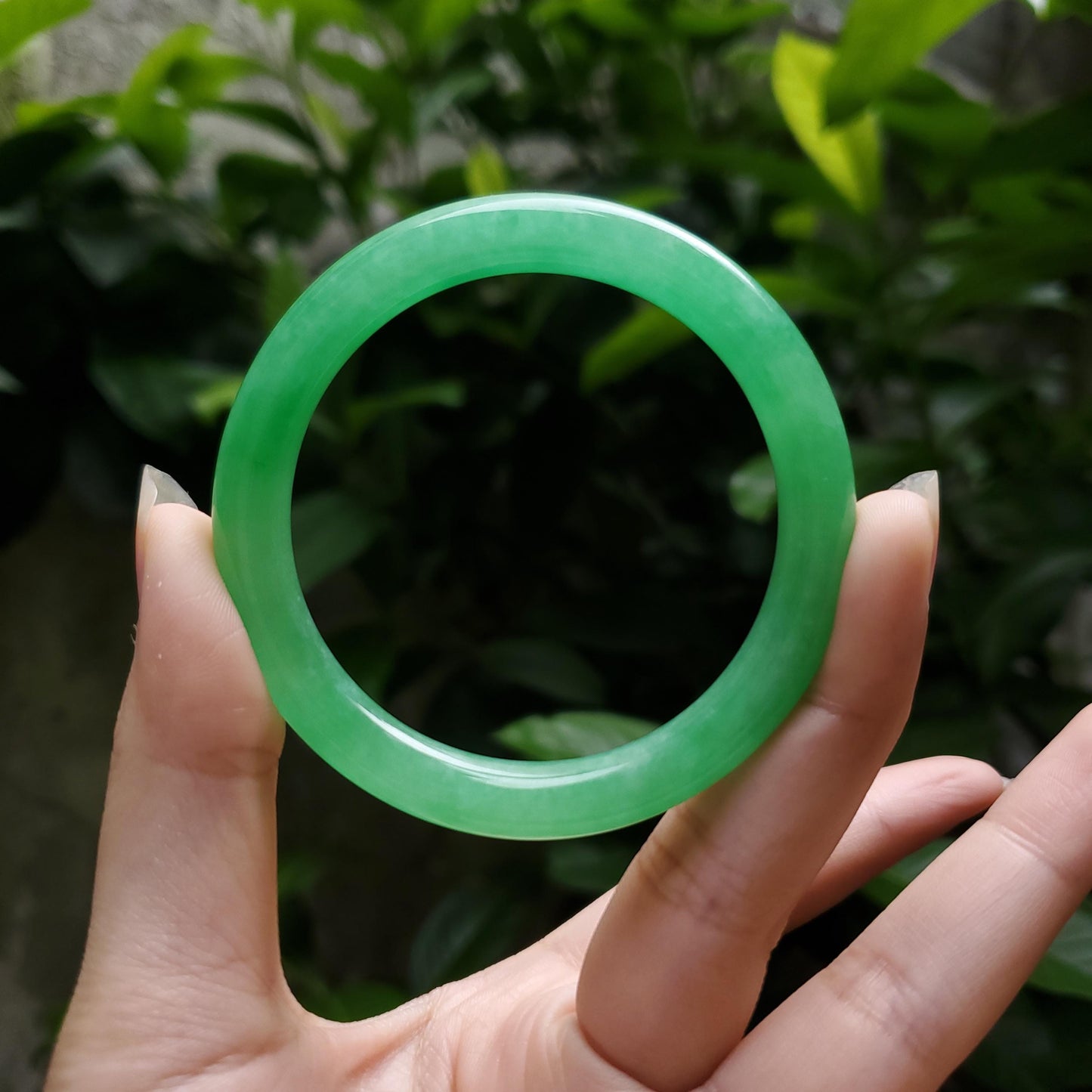 High Quality 48–72mm Jadeite Jade Green YingMart Bangle Bracelets Gift for Her Mom Feng Shui Grandma Sister Mens