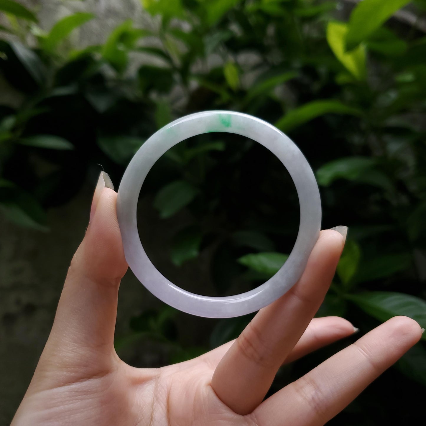 High Quality 48–72mm Natural-Colour Jade White Green YingMart Bangle Bracelets Gift for Her Feng Shui Mom Grandma Sister Mens