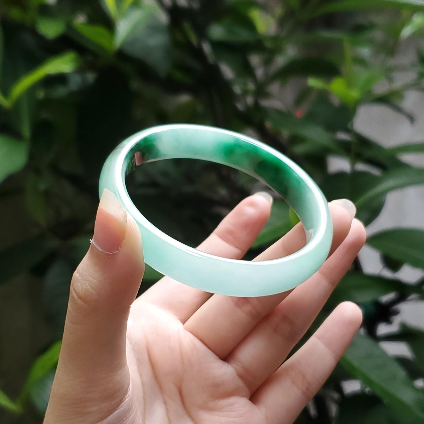 High Quality 48–72mm Jadeite Jade Green Black YingMart Bangle Gift for Her Mom Sister Mens Grandma Feng Shui Personalized
