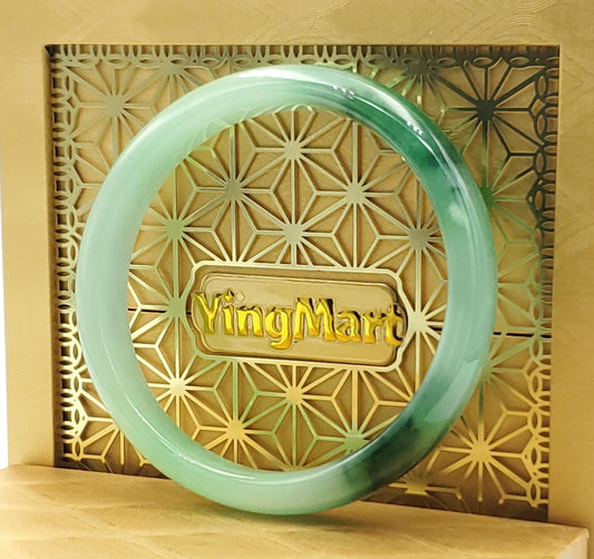 High Quality 48–72mm Jadeite Jade Green Black YingMart Bangle Gift for Her Mom Sister Mens Grandma Feng Shui Personalized