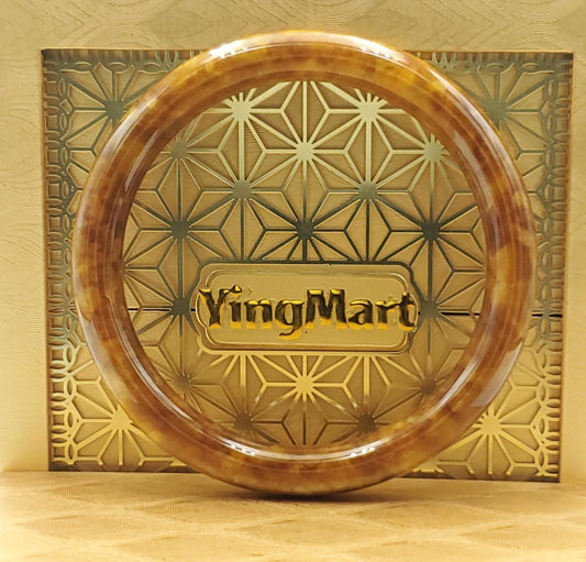 High Quality 48–72mm Jadeite Jade Orange YingMart Bangle Bracelets Gift for Her Mom Sister Feng Shui Grandma Mens