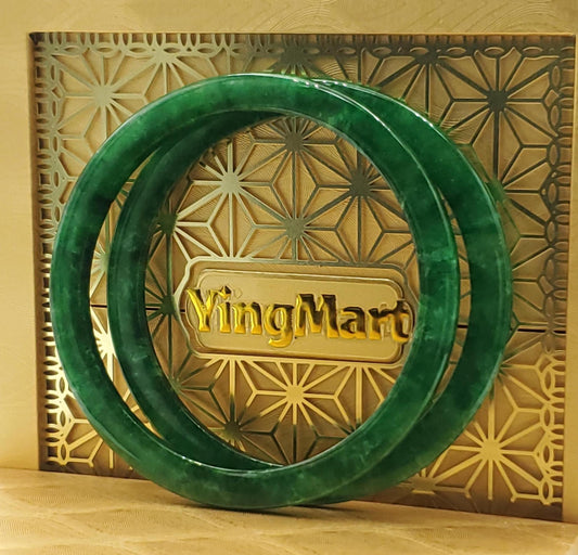 High Quality 48–72mm Jadeite Jade Green Bangle Gift for Her Mom Grandma Feng Shui Personalized Bracelets Jewelry