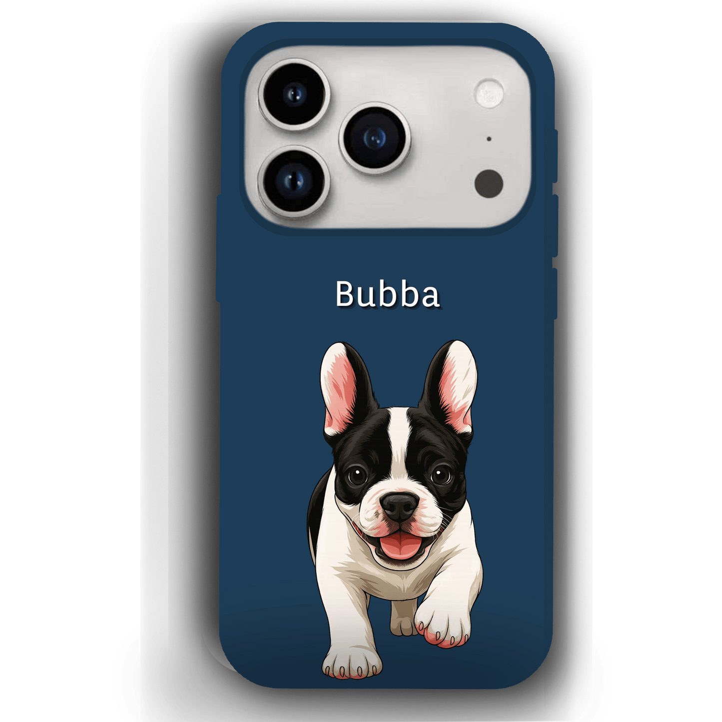 Custom Pet Phone Case for iPhone 17 by YingMart – Personalized Photo Cover with Pet Image & Name, Protective Case for Pet Lovers